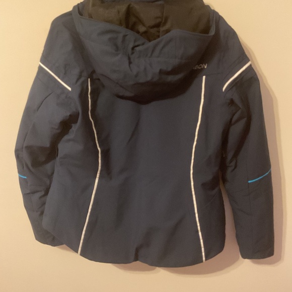 KARBON WOMENS WINTER SKI JACKET SIZE 8 NAVY BRAND NEW - Picture 3 of 5